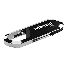 Флеш пам'ять USB Wibrand 64 GB Aligator USB 2.0 Чорний (36713_3609510)