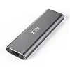 Внешний карман XON MemoryCase для M.2 NVMe PCIe USB 3.1 Type-C Grey (XSC3C13NV1MG 2117)