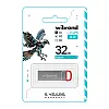 Флеш пам'ять USB Wibrand 32 GB Falcon USB 2.0 Срібно-Червона (36705_3608924)