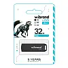 Флеш пам'ять USB Wibrand 32 GB Mink USB 2.0 Чорна (36909_3609511)
