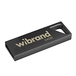 Флеш пам'ять USB Wibrand 64 GB Stingray USB 2.0 Сірий (36913_3609515)