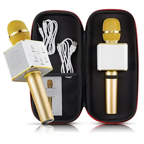 Караоке-микрофон OPT-TOP Q7 Bluetooth Золотой (2104618397)
