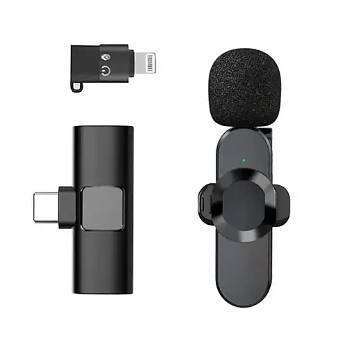 Петличный микрофон беспроводной для телефона UKC F5 Type-C 9515