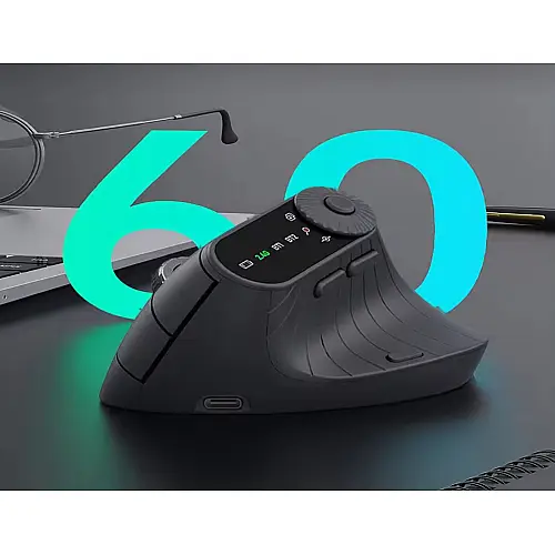 Вертикальная мышь беспроводная JOMAA 2,4G Bluetooth hub_fo7kvr