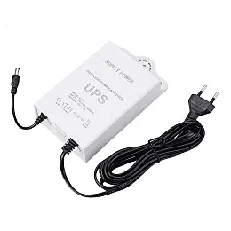Джерело безперебійного живлення Wi-Fi роутера UPS GPON 12V 2A Білий (UPS12V2A)