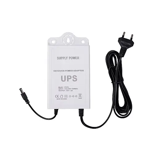 Джерело безперебійного живлення Wi-Fi роутера UPS GPON 12V 2A Білий (UPS12V2A)