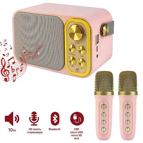 Портативная караоке-система Inspire YS-105 Rose