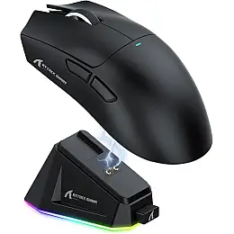 Мышь беспроводная игровая Attack Shark X11 PAW3311 22000 DPI 2,4G+Bluetooth Black