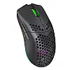 Мышь беспроводная HYSJ Т66 с аккумулятором и подсветкой 2,4G Black