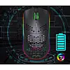 Мышь беспроводная HYSJ Т66 с аккумулятором и подсветкой 2,4G Black