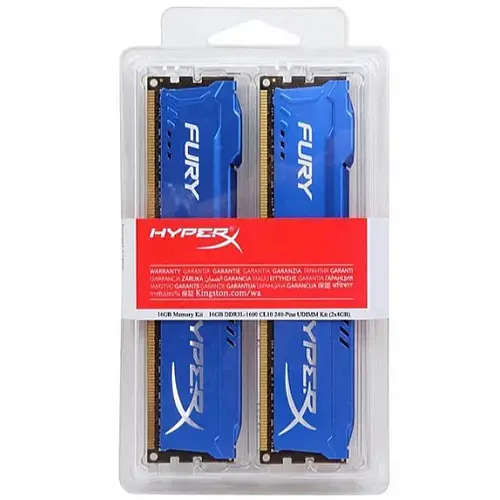 Оперативна пам'ять HyperX 16 GB KIT 2x8 GB DDR3 1333 MHz FURY (HX313C9FK2/16)