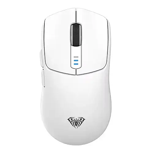 Мышь беспроводная игровая Aula SC580 PAW3325 12000 DPI 2,4G Bluetooth White