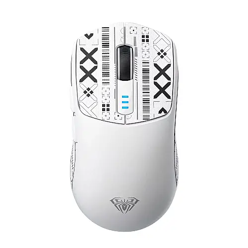 Мышь беспроводная игровая Aula SC580 PAW3325 12000 DPI 2,4G Bluetooth White