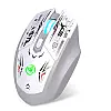 Мышь беспроводная HYSJ Т38 с аккумулятором и подсветкой 2,4G Bluetooth White