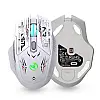 Мышь беспроводная HYSJ Т38 с аккумулятором и подсветкой 2,4G Bluetooth White