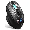 Мышь беспроводная HYSJ Т38 с аккумулятором и подсветкой 2,4G Bluetooth Black