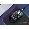 Мышь беспроводная HYSJ Т38 с аккумулятором и подсветкой 2,4G Bluetooth Black