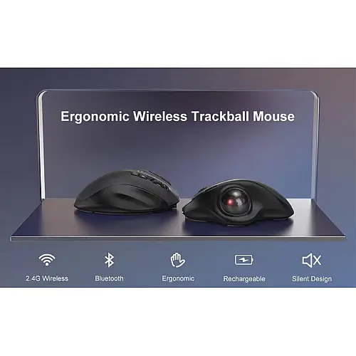 Мышь беспроводная JOMAA MT50 2,4G Bluetooth Черный
