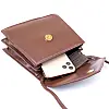 Сумка угловидная Vintage sale_14933 17,5х15,5х6 см Коричневый