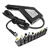 Зарядка для ноутбука Power 19V 4,74A DC 90W+USB і 10 перехідників в прикурювач автомобіля (CAR90WDC)