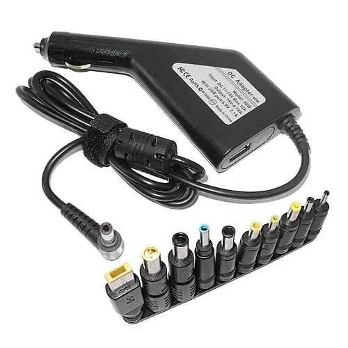 Зарядка для ноутбука Power 19V 4,74A DC 90W+USB і 10 перехідників в прикурювач автомобіля (CAR90WDC)