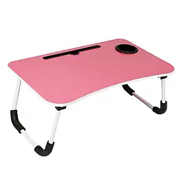 <table>
  <tr>
    <td>Столик складний для ноутбука і планшета No Brand M&T Displays 60х40х29 см Рожевий (2104618586)</td>
  </tr>
</table>