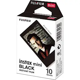Фотопапір Fujifilm Instax Mini Black 8,6х5,4 см Чорний 10 шт