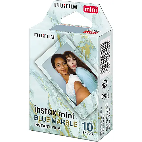 Фотопапір Fujifilm Instax Mini Blue Marble Film 8,6х5,4 см Голубувато-золотистий 10 шт