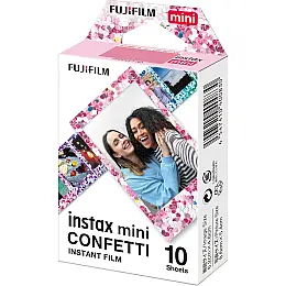 Фотопапір Fujifilm Instax Mini Confetti 8,6х5,4 см Різнокольоровий 10 шт