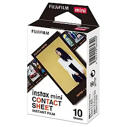Фотопапір Fujifilm Instax Mini Contact 8,6х5,4 см Чорний 10 шт