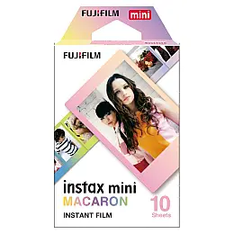 Фотопапір Fujifilm Instax Mini Macaron 8,6х5,4 см Різнокольоровий 10 шт