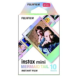 Фотопапір Fujifilm Instax Mini Mermaid Tail 8,6х5,4 см Різнокольоровий 10 шт