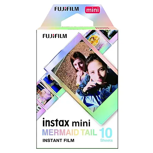 Фотопапір Fujifilm Instax Mini Mermaid Tail 8,6х5,4 см Різнокольоровий 10 шт