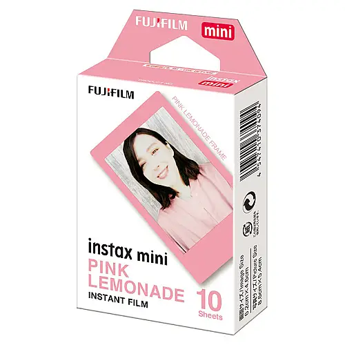 Фотопапір Fujifilm Instax Mini Pink Lemonade 8,6х5,4 см Рожевий 10 шт