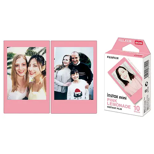 Фотопапір Fujifilm Instax Mini Pink Lemonade 8,6х5,4 см Рожевий 10 шт