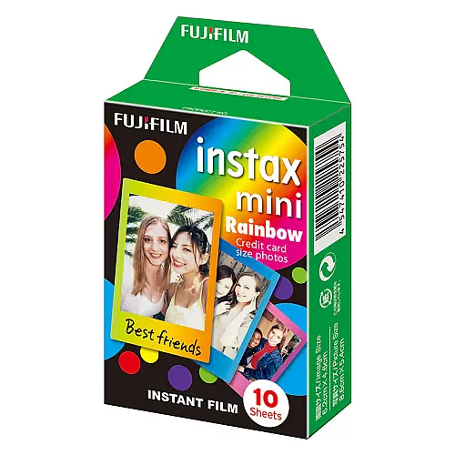 Фотопапір Fujifilm Instax Mini Rainbow 8,6х5,4 см Різнокольоровий 10 шт