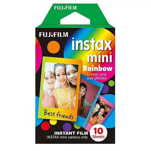 Фотопапір Fujifilm Instax Mini Rainbow 8,6х5,4 см Різнокольоровий 10 шт