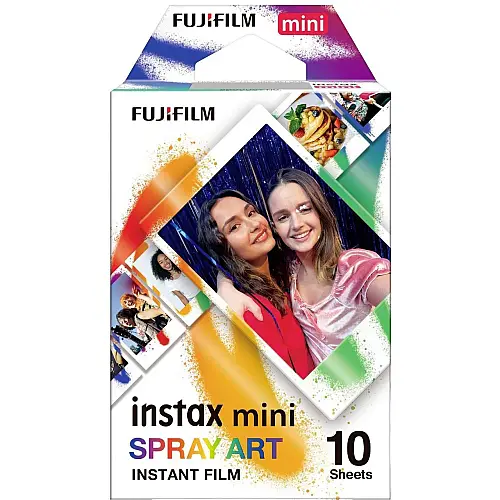 Фотобумага Fujifilm Instax Mini Spray Art 8,6х5,4 см Разноцветный 10 шт