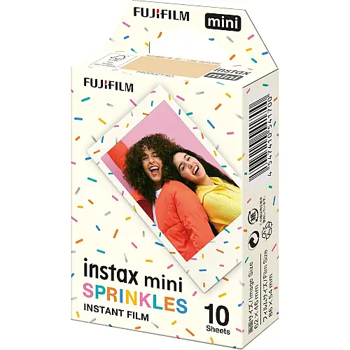 Фотобумага Fujifilm Instax Mini Sprinkles 8,6х5,4 см Разноцветный 10 шт