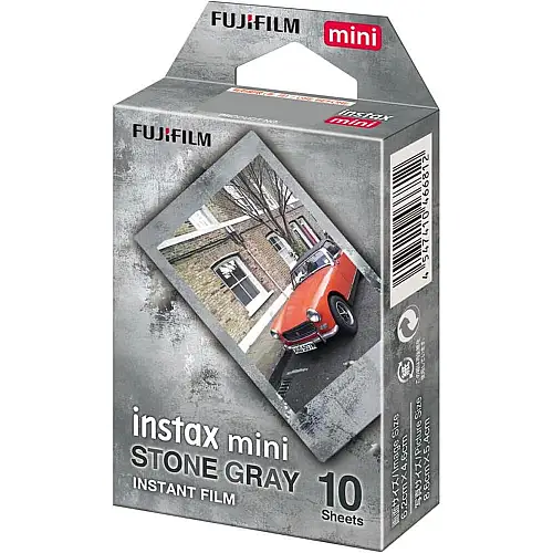 Фотопапір Fujifilm Instax Mini Stone 8,6х5,4 см Сірий 10 шт
