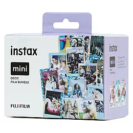 Фотопапір Fujifilm Instax Mini Deco Film Bundle 8,6х5,4 см Різнокольоровий 30 шт