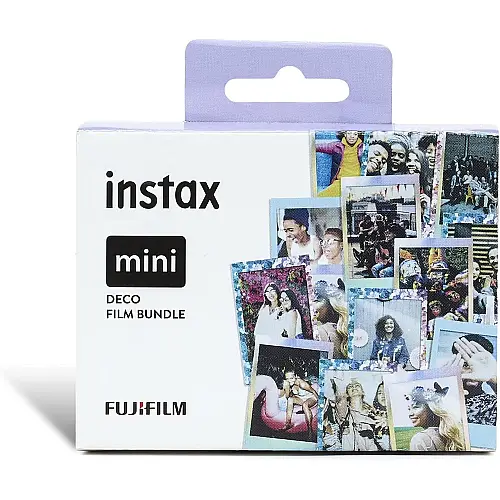 Фотопапір Fujifilm Instax Mini Deco Film Bundle 8,6х5,4 см Різнокольоровий 30 шт
