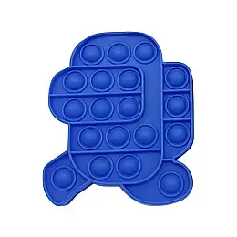 Антистресс Игрушка Pop it Синий Амонг Ас Бегущий