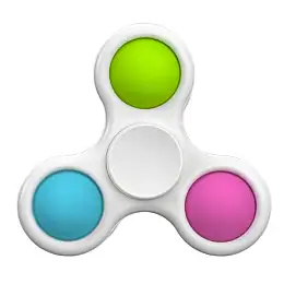 Антистресс Игрушка Trend-Box Симпл Димпл Белый Спиннер - 3 пупырки