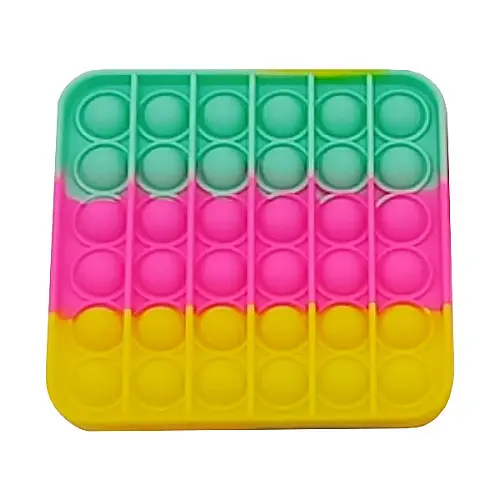 Игрушка антистресс Pop It Квадрат 3 цвета