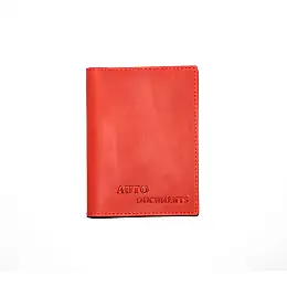 Обложка для автодокументов DNK Leather Auto H col.H Красная