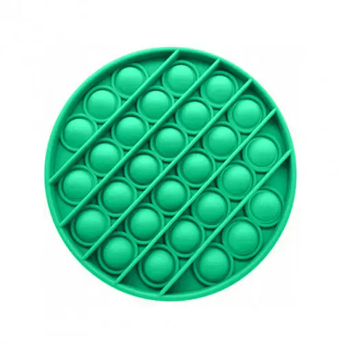 Игрушка детская POP IT Антистресс силиконовый круглый Зеленый (A4104GR)