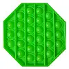 Игрушка антистресс Pop It Зеленый восьмиугольник