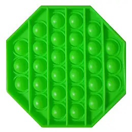 Игрушка антистресс Pop It Зеленый восьмиугольник