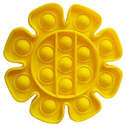 Игрушка антистресс Pop It Жёлтый Цветок